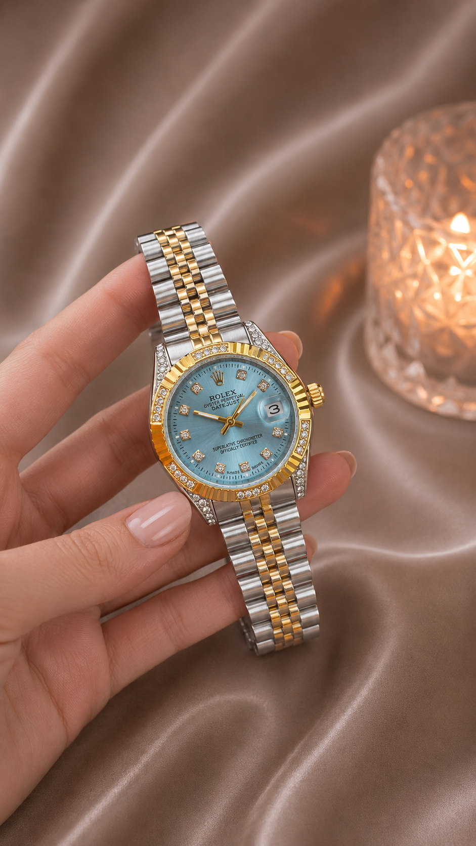 ROLEX cardan perle