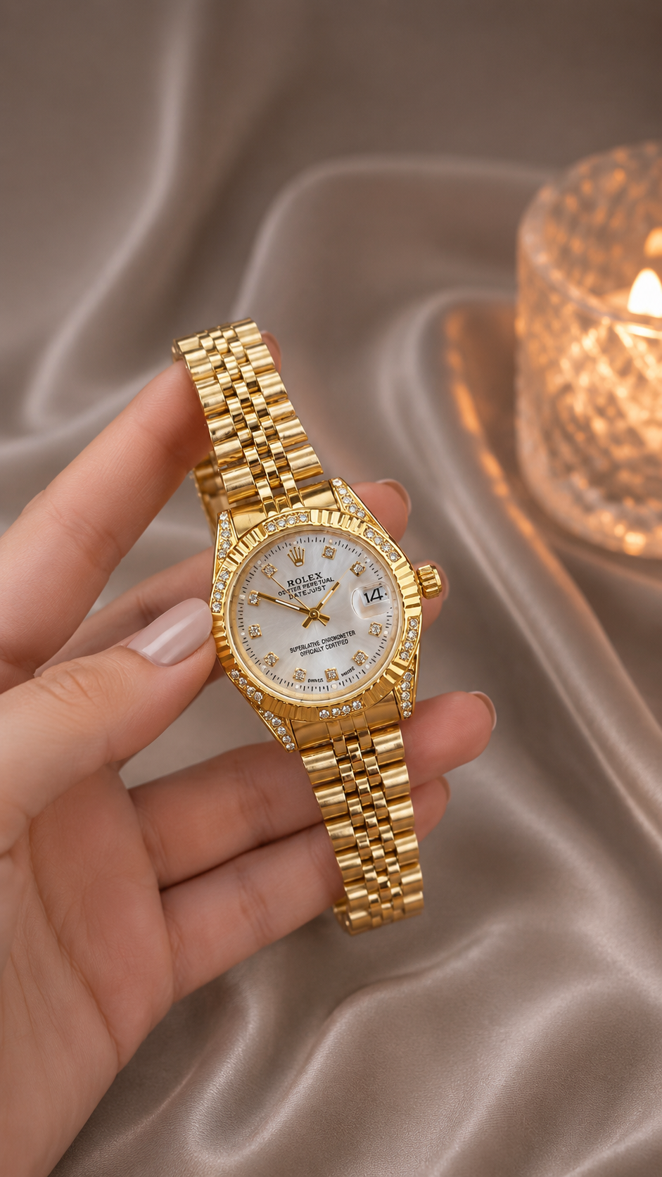 ROLEX cardan perle