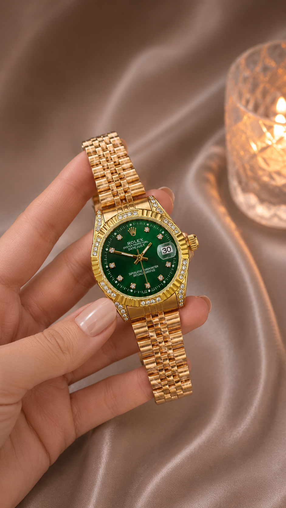 ROLEX cardan perle