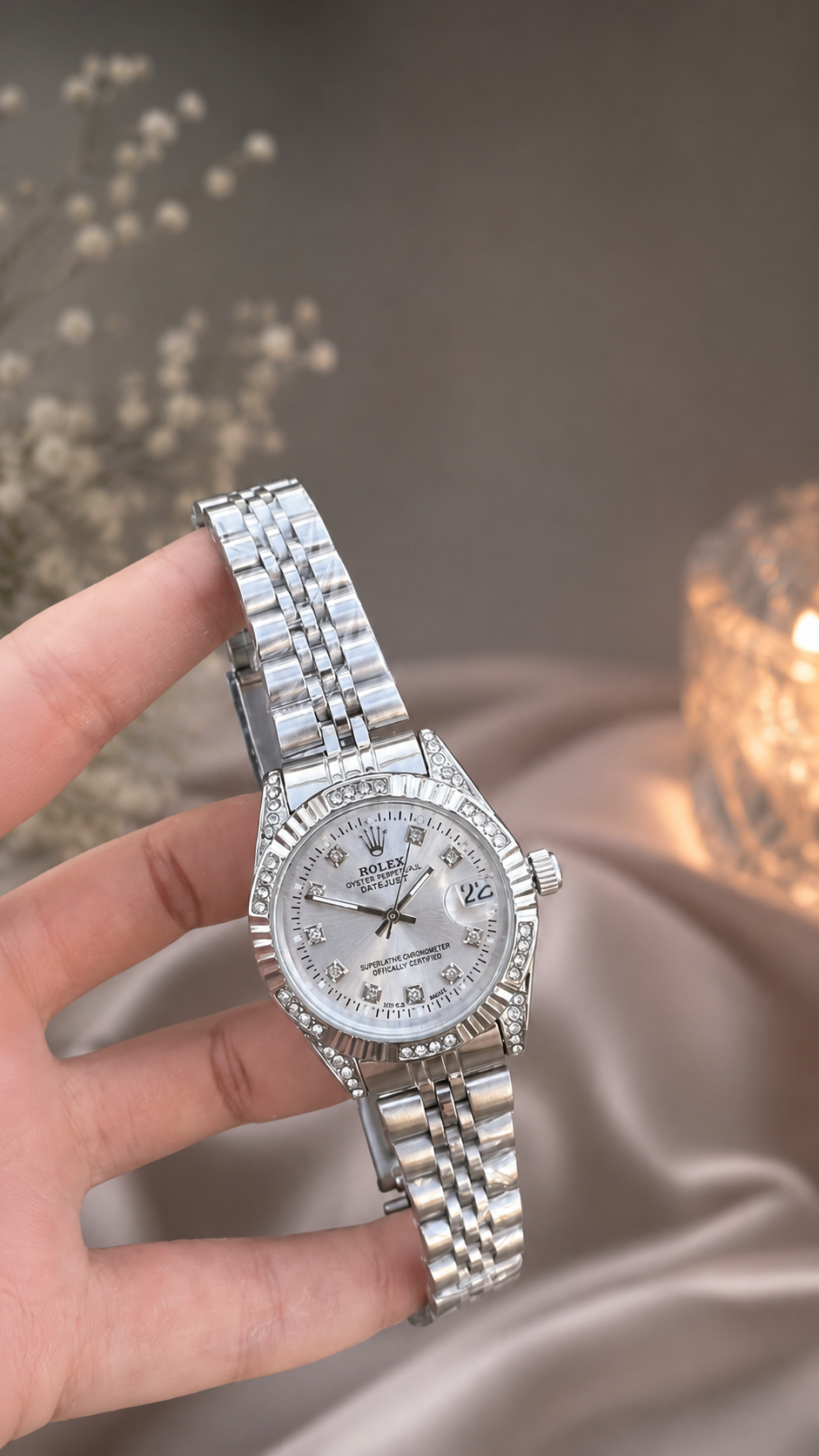ROLEX cardan perle